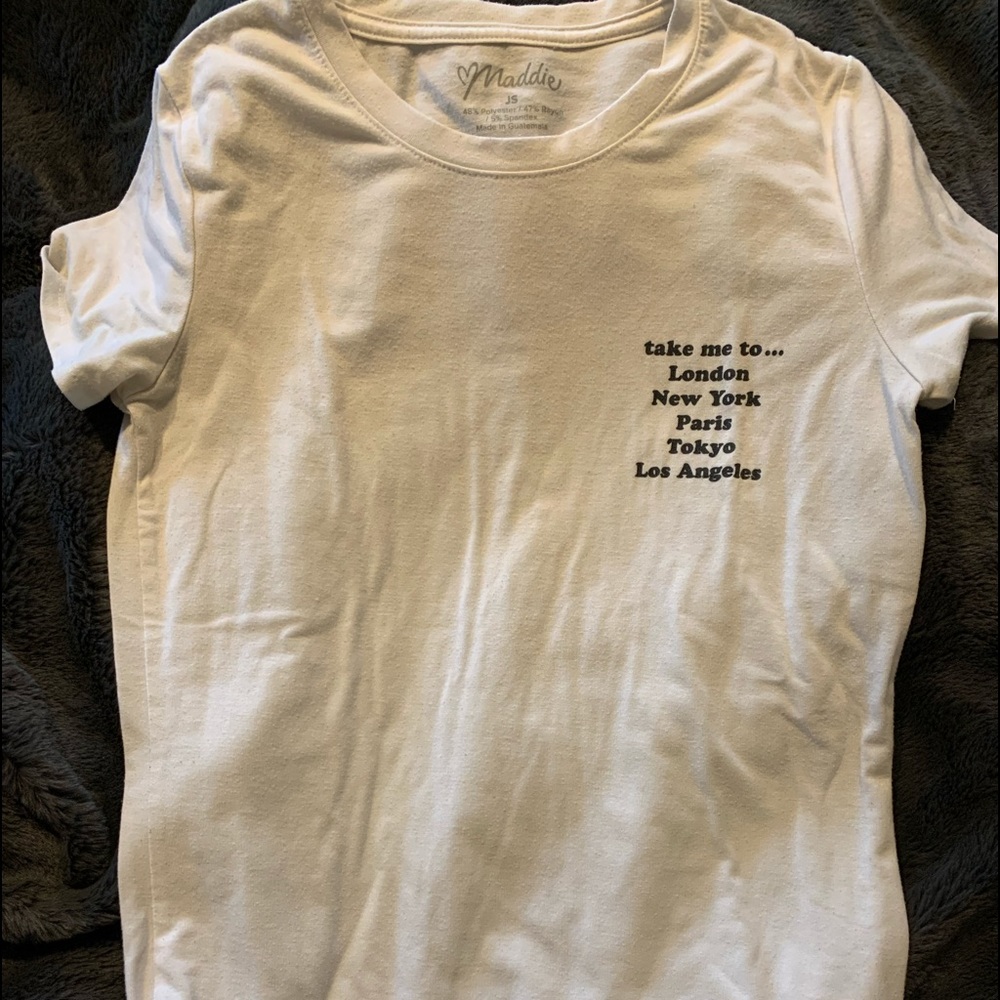 White t-shirt
